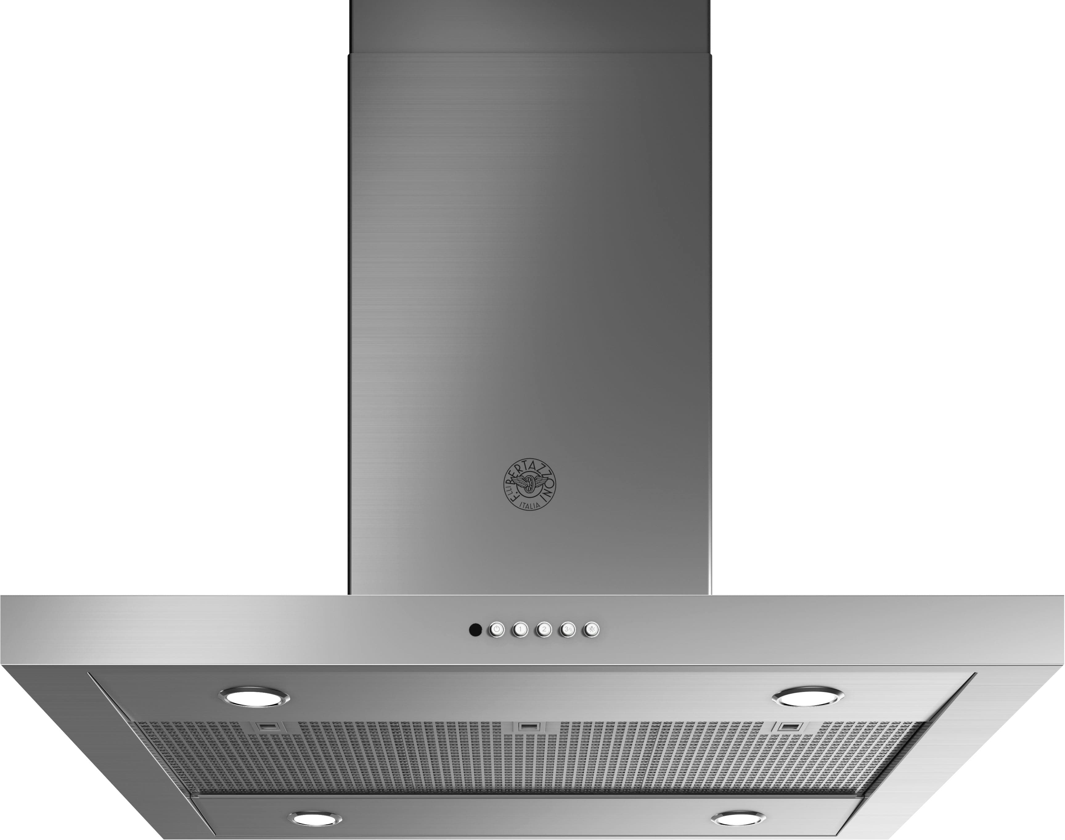 Bertazzoni - 36 inches - Island Range Hood - Stainless Steel