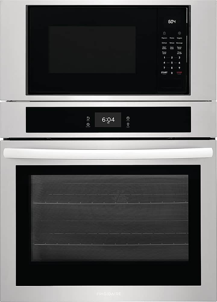 Frigidaire - 30" Electric Microwave Combination Oven with Fan Convection - Stainless Steel