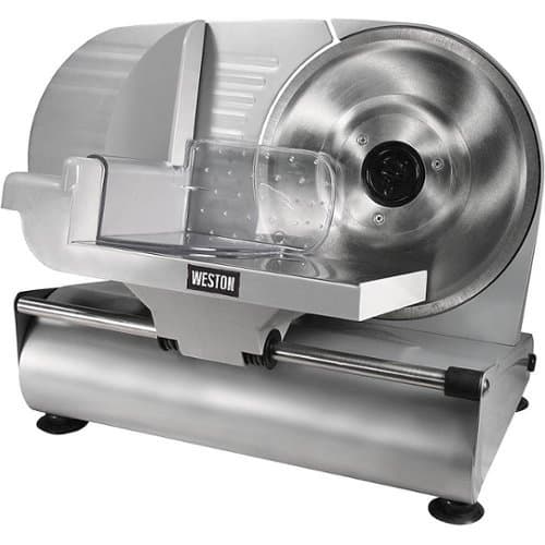Weston - 9" Electric Food Slicer - Stainless Steel