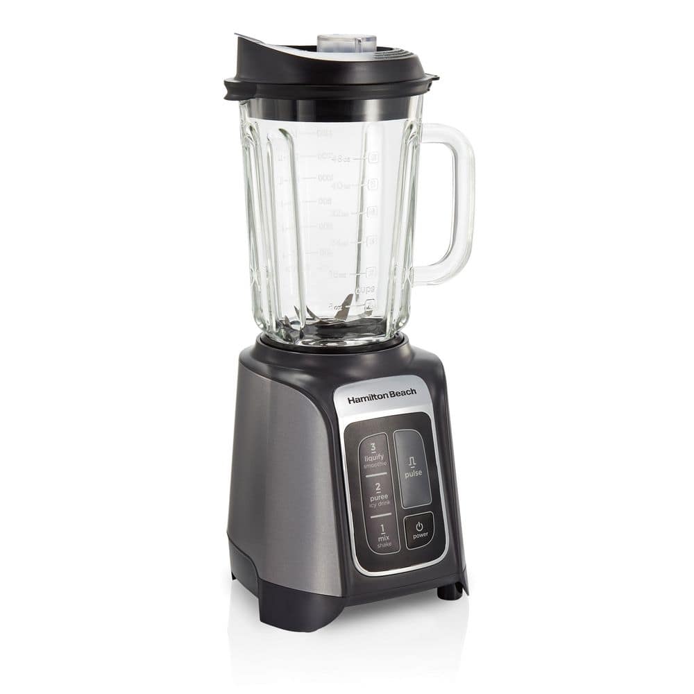 Hamilton Beach PowerMax Professional-Performance 48 oz. 3-Speed Gray Blender