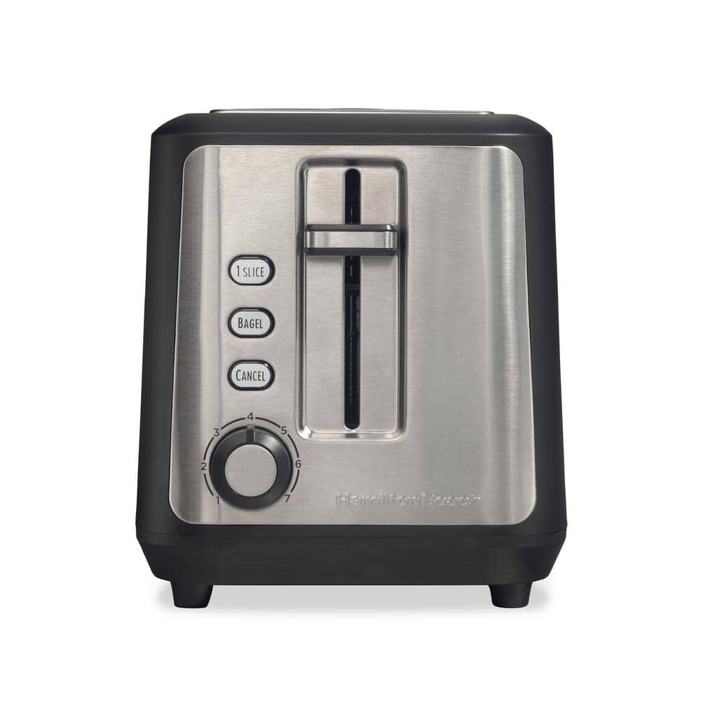 Hamilton Beach Gourmet Sure-Toast 900-Watts 2-Slice Black Wide Slot Toaster