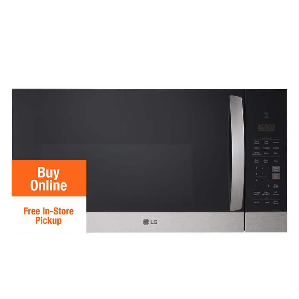 LG 1.7 cu. ft. 30 in. Width Over-the-Range Microwave with EasyClean in Stainless Steel