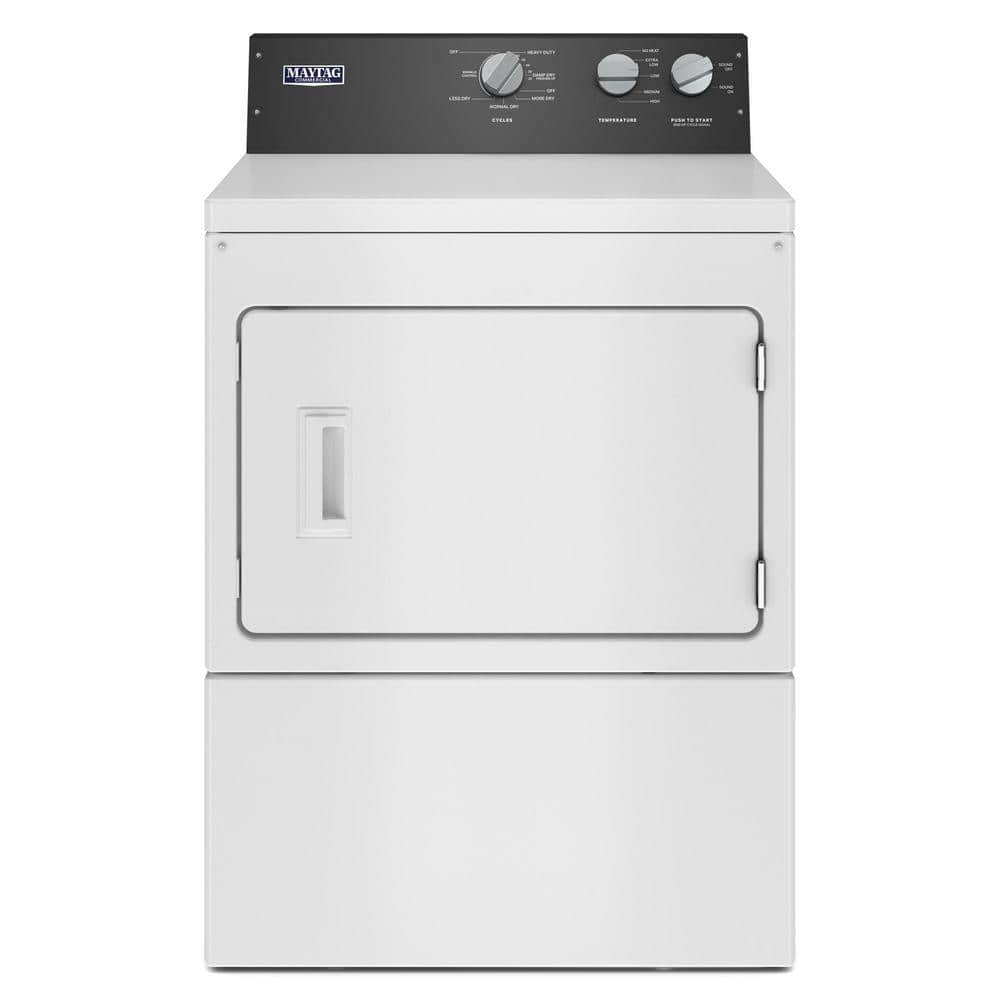 Maytag 7.4 cu.ft. vented Front Load Electric Dryer in White with Premium Motor