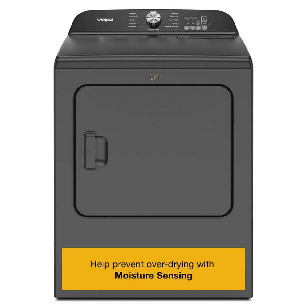 Whirlpool 7.0 cu.ft. Vented Top Load Electric Dryer in Volcano Black