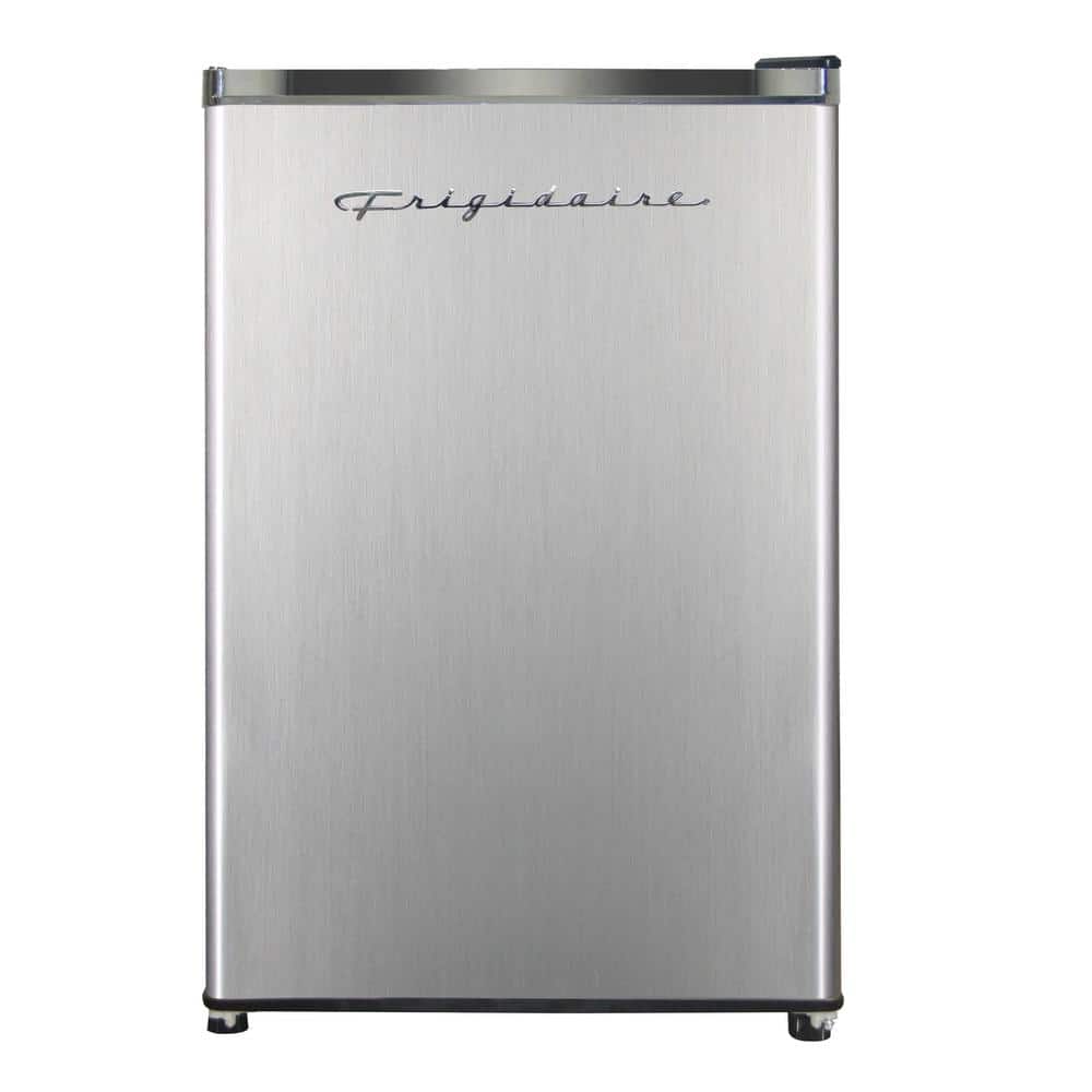 Frigidaire 4.6 cu. ft. Retro Mini Fridge with Platinum Door Design with Freezer