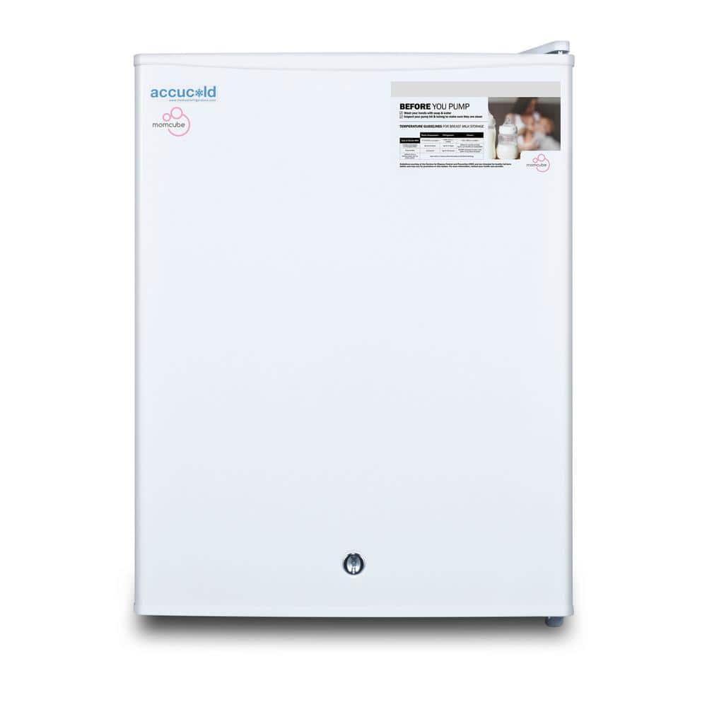 Summit Appliance MOMCUBE 1.8 cu. ft. Breast Milk Upright Freezer in White