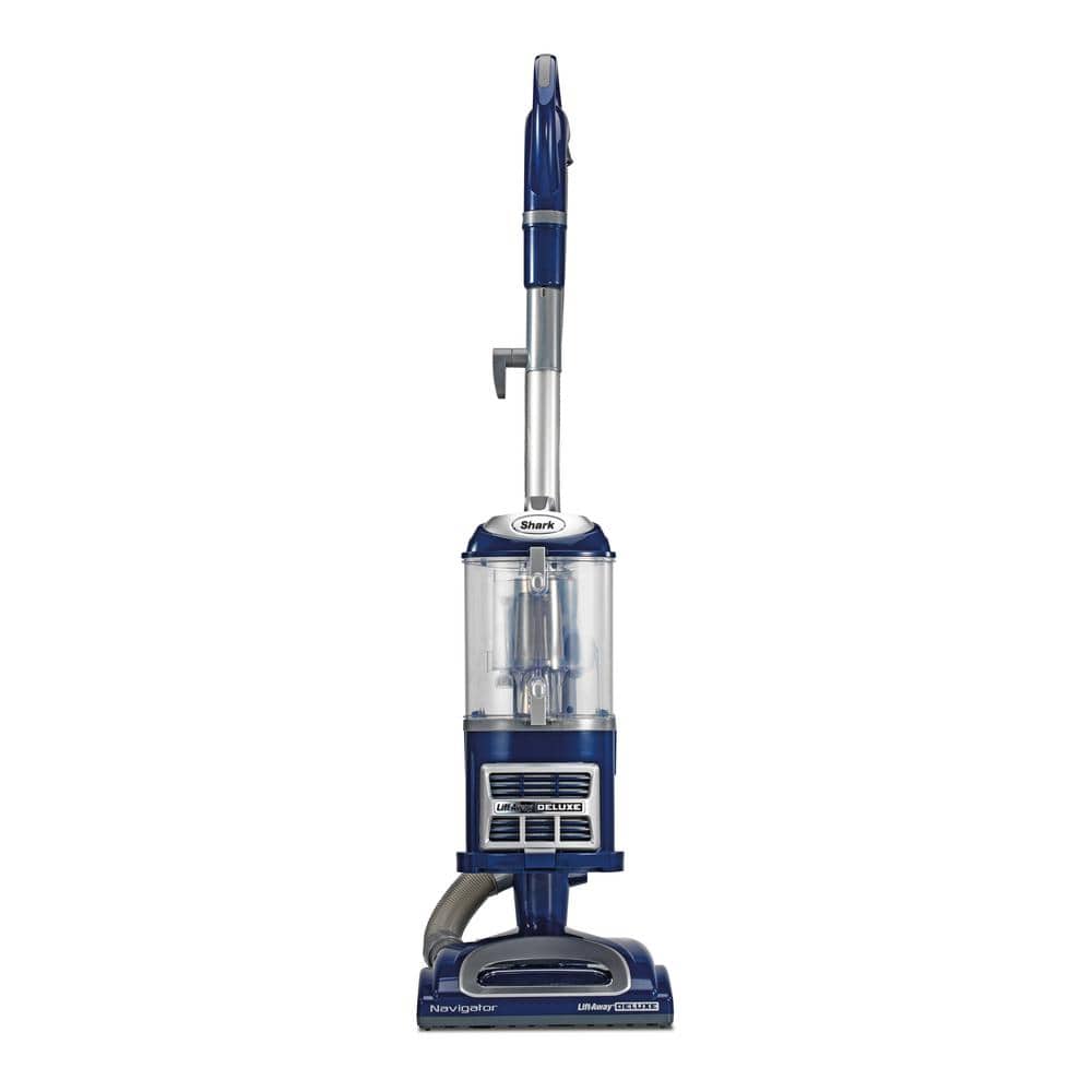 Shark Navigator Lift-Away Deluxe Corded Bagless HEPA Filter Portable Upright Vacuum Cleaner for Hard Floors and Rugs in Blue