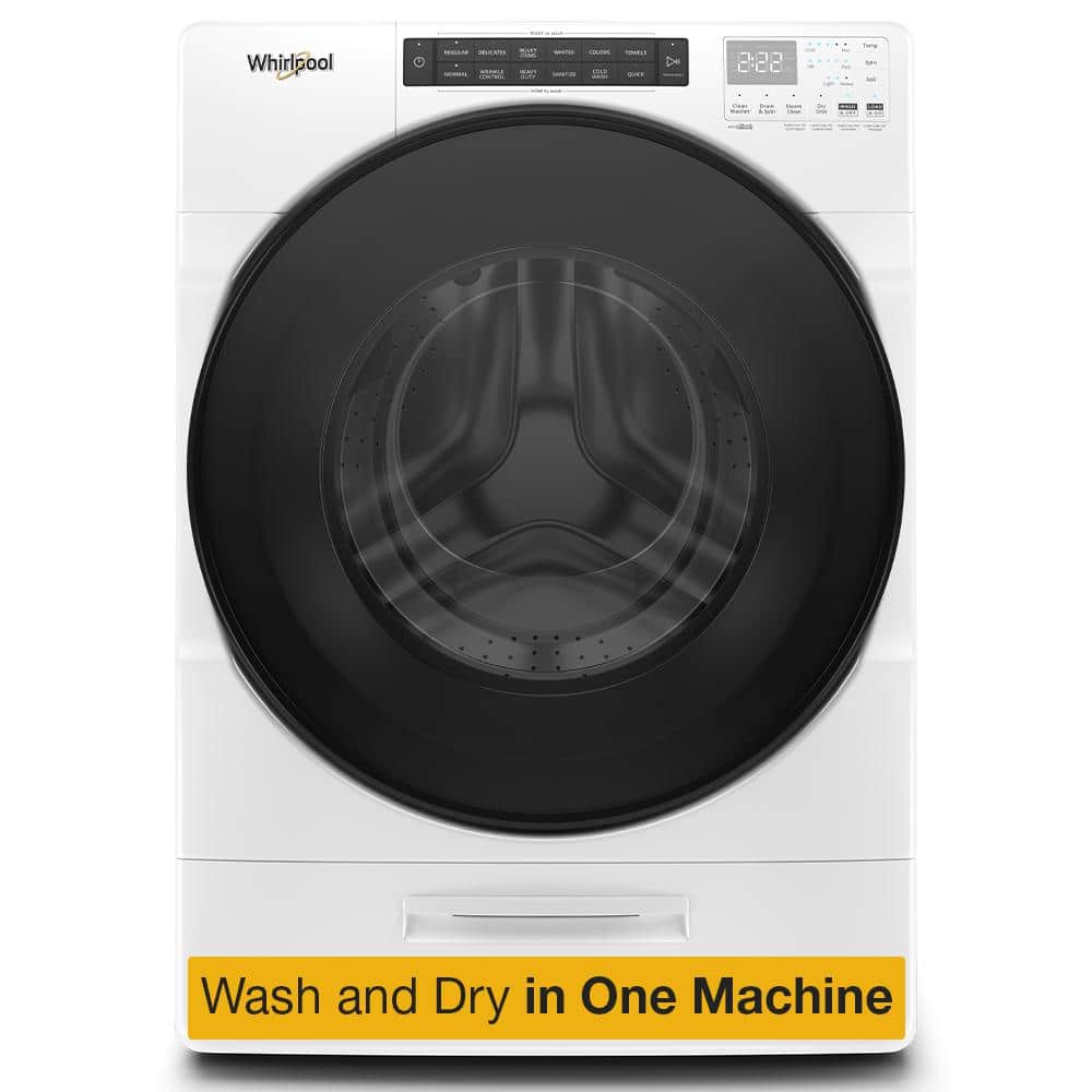 Whirlpool 4.5 Cu. Ft. Ventless All In One Washer & Dryer with Load & Go XL Dispenser