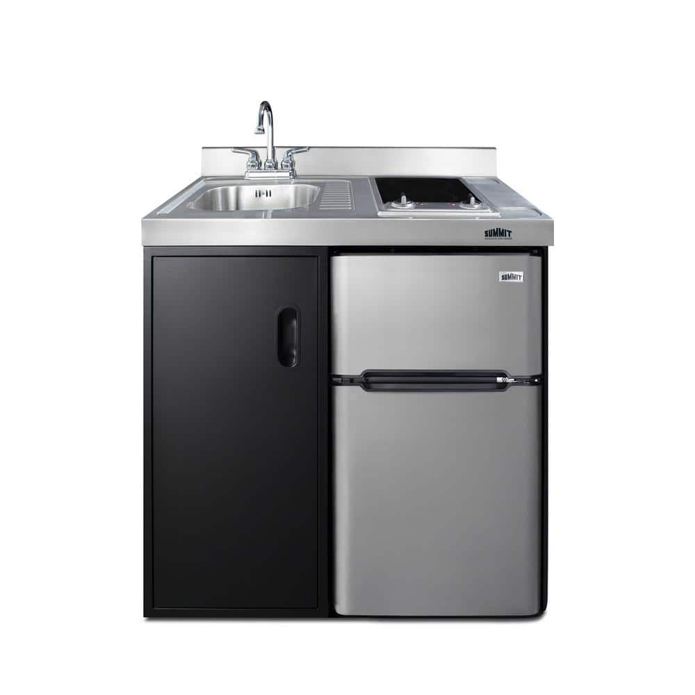 Summit Appliance 36 in. Compact Kitchen in Black