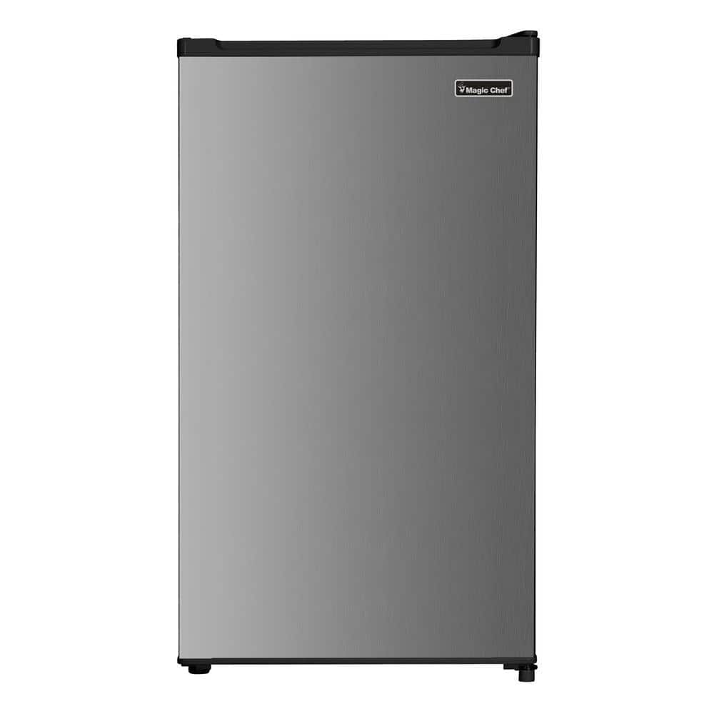Magic Chef 3.2 cu. ft. Refrigerator in Platinum Steel