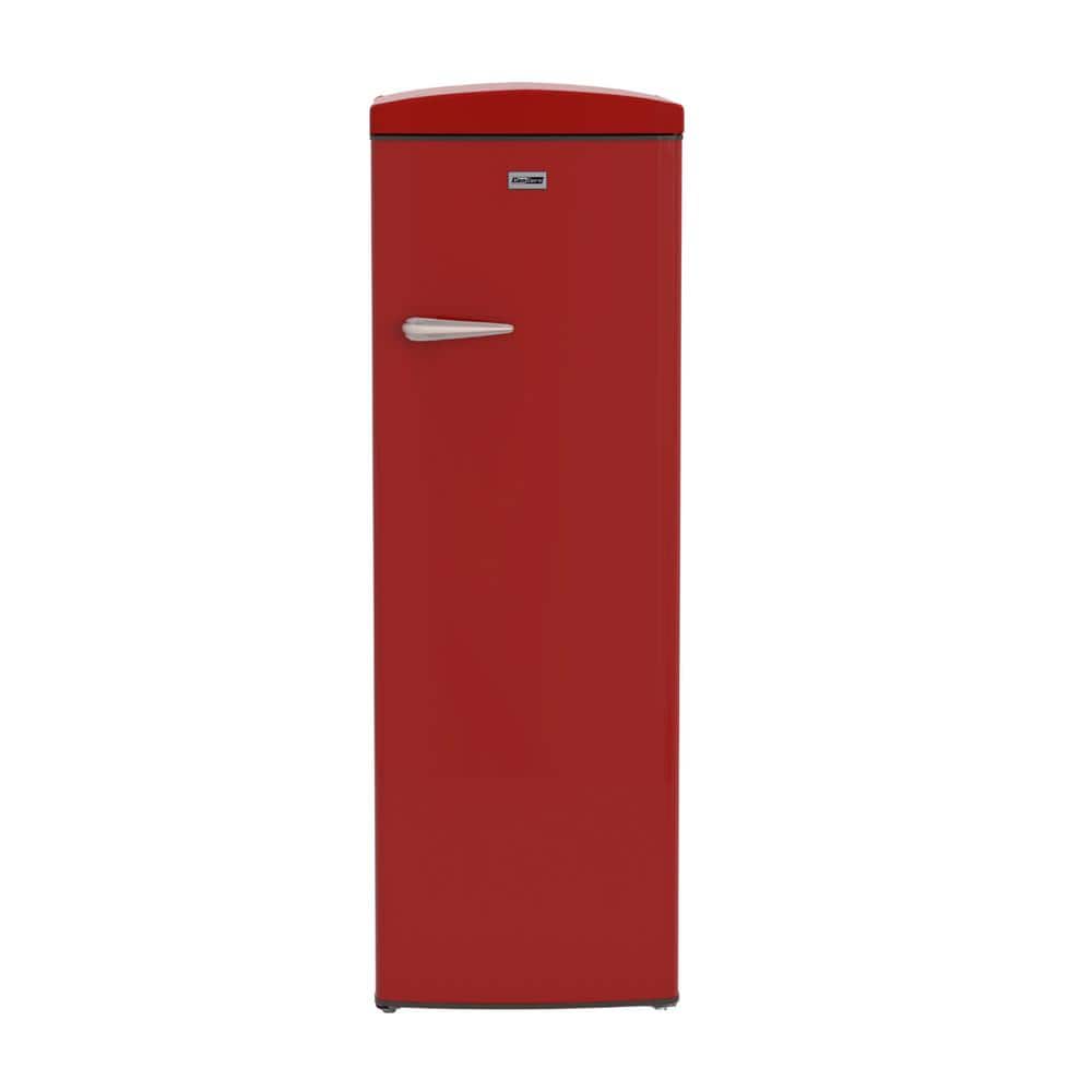 ConServ 24 in. 11 cu. ft. 110V Frost Free Eco R600a Classic Retro Refrigerator in Red