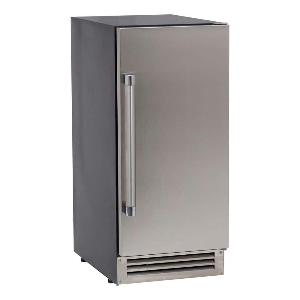 Avanti ELITE Built-in or Freestanding 49 Pound Per Day Ice Maker, 15in., in Stainless Steel