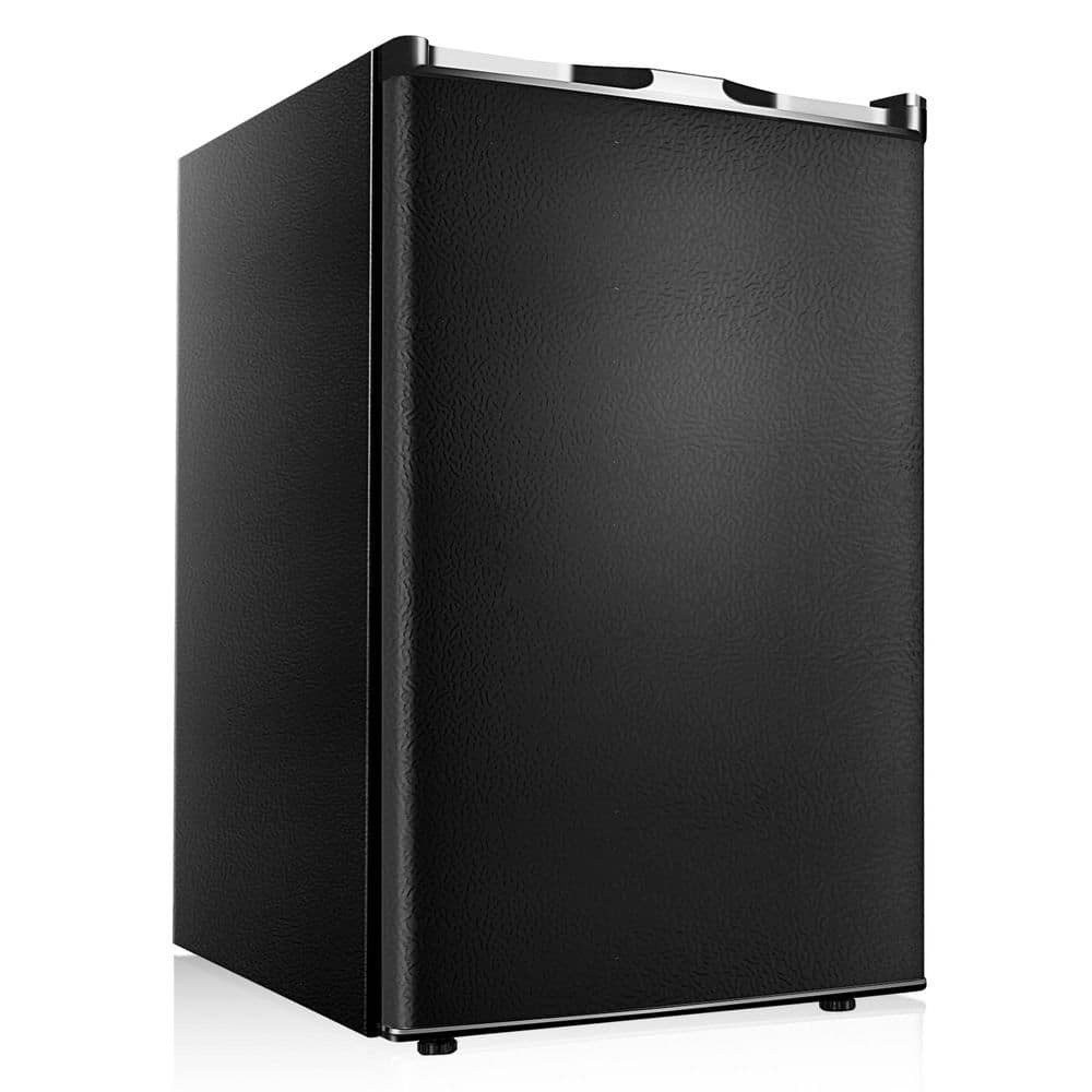 SIMZLIFE 20.4 in 3.0 cu. ft. Compact Mini Refrigerator in Black with Upright Freezer and 360° Cooling System