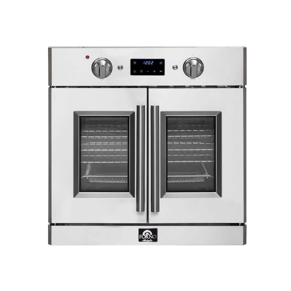 Forno Gallico 30 in. Electric French Door Single Wall Oven Stainless Steel