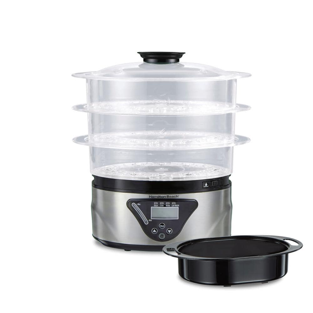 Hamilton Beach 33-Cup Stainless Steel Digital Food Steamer