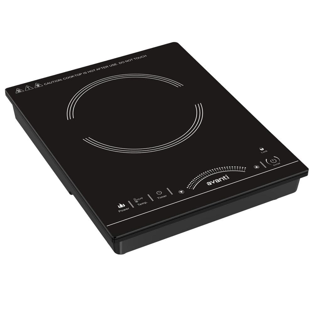 Avanti 1800W 11.75 in. W Portable Induction Cook-Top with 1-Element, in Black