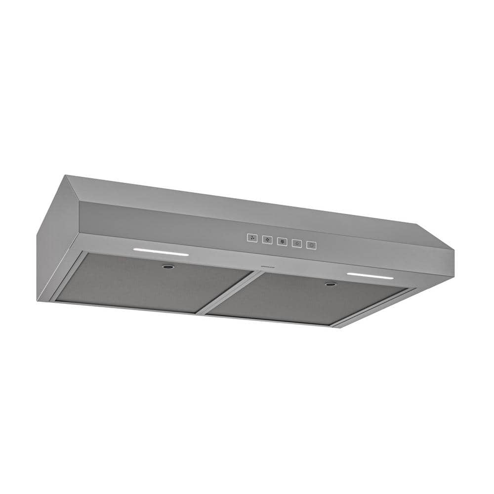 Broan-NuTone GLA2 Series 30-Inch Under Cabinet Range Hood, ENERGY STAR, 350 Max Blower CFM, Stainless Steel