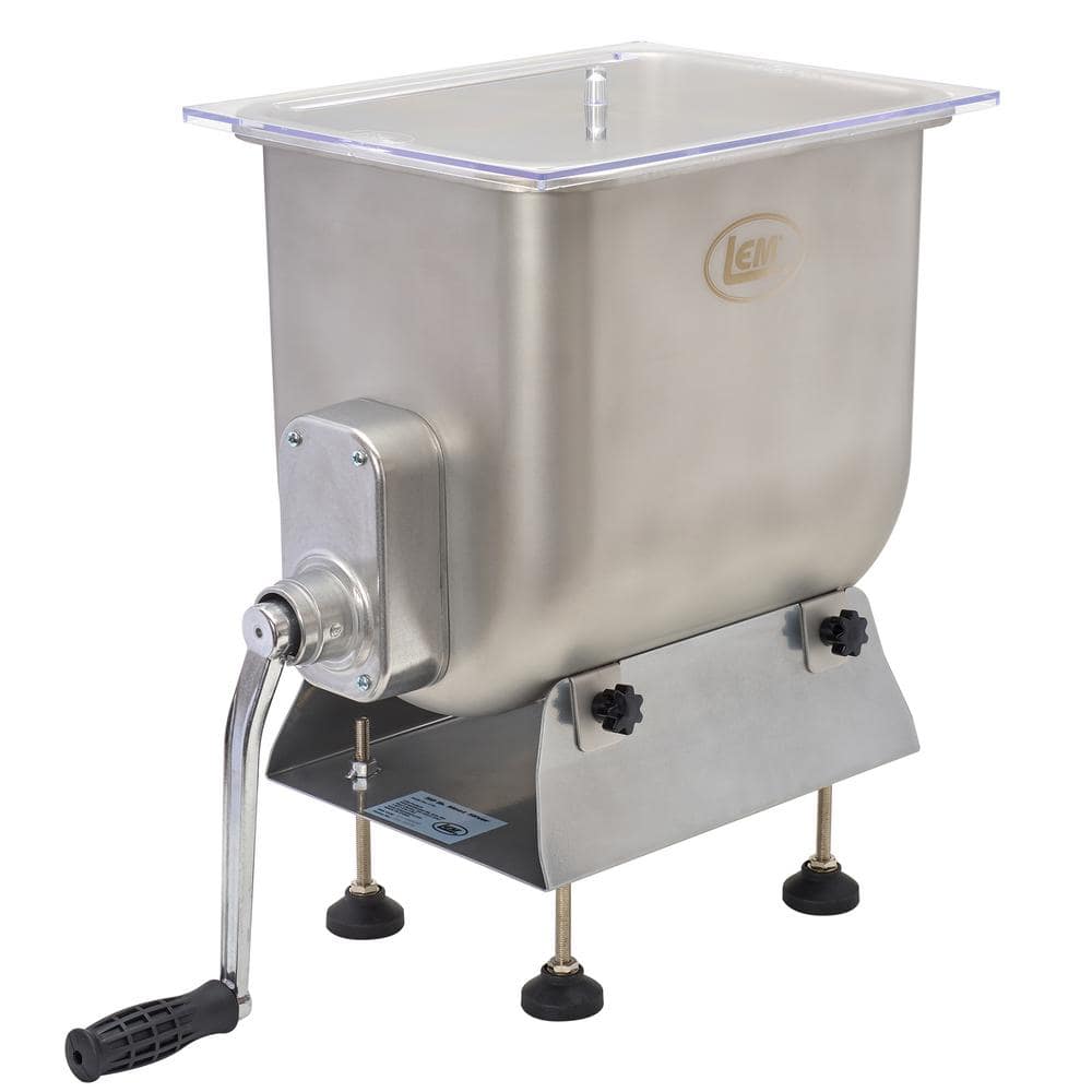LEM BigBite 25 lb. Stainless Steel Fixed Position Meat Mixer, 12.5 qt.