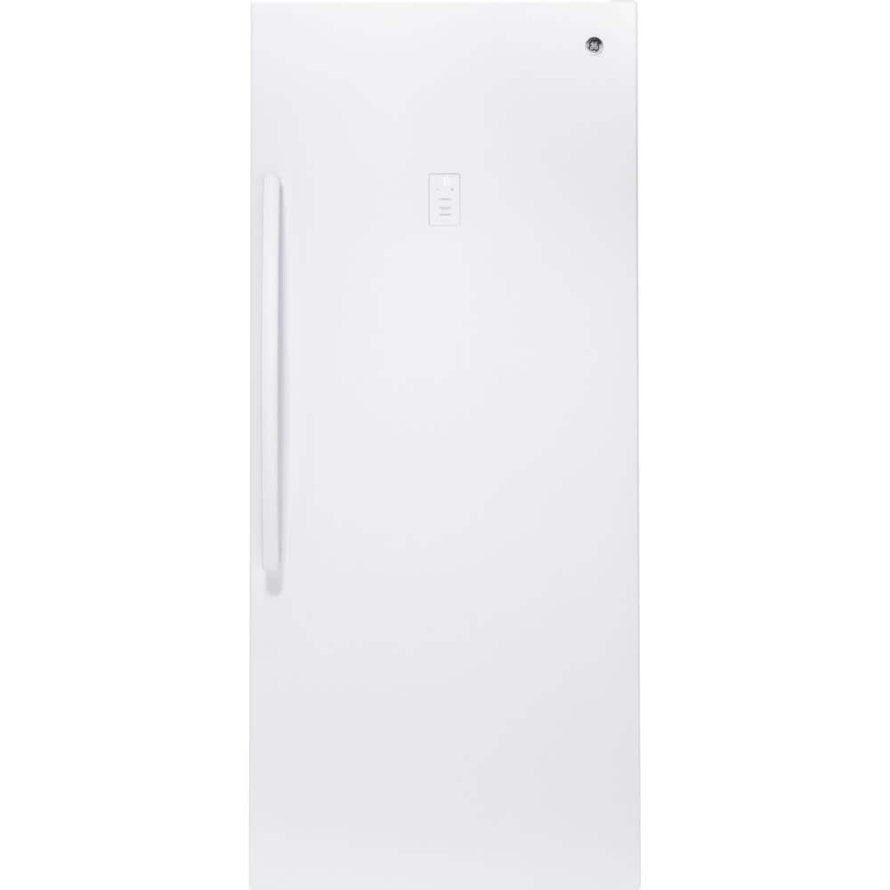 GE Garage Ready 21.3 cu. ft. Frost Free Defrost Upright Freezer in White