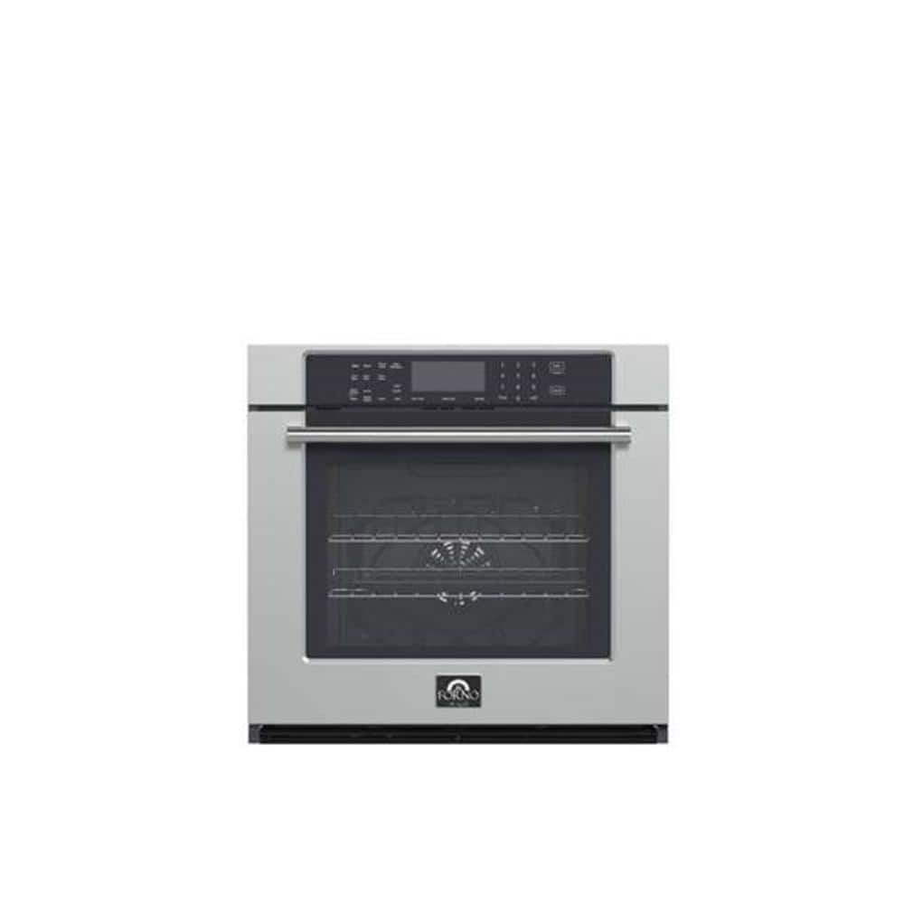 Forno Villarosa 30 in. Single Electric Wall Oven Self-Cleaning with Convection in Stainless Steel