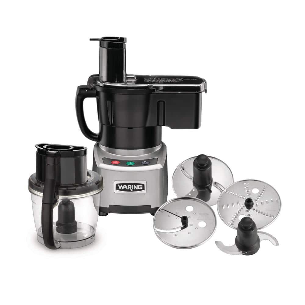 Waring Commercial 16 Cup Combination Bowl Cutter Mixer and Continuous-Feed with LiquiLock Seal System