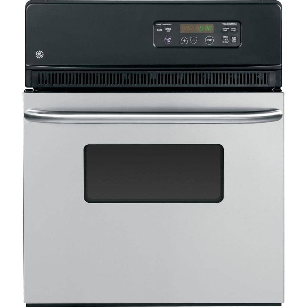 GE 24 in. Single Electric Wall Oven in Stainless Steel