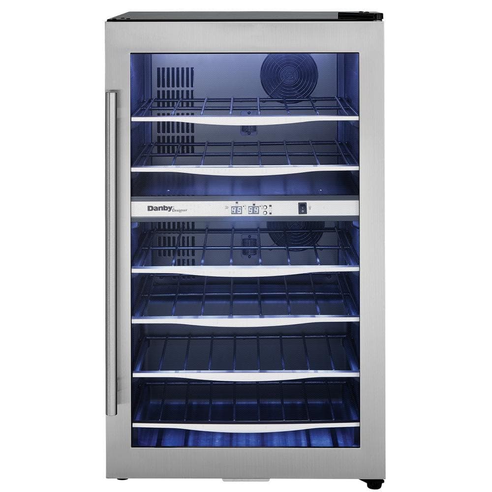 Danby Designer 19.44 in. 38-Bottle Freestanding Dual-Zone Wine Cooler