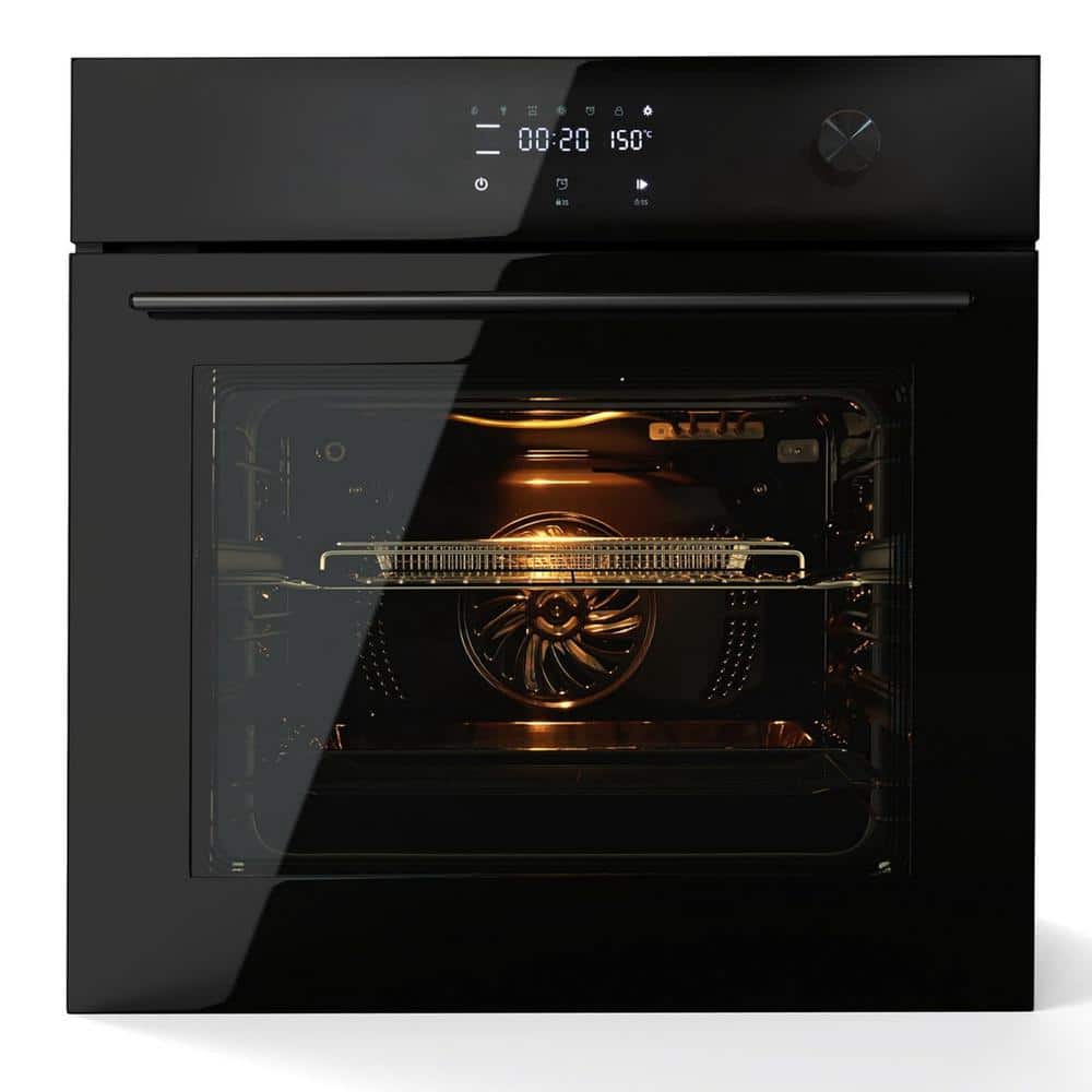 Garvee 24 in. Single Wall Electric Oven with Convection, Touch Control in Stainless Steel