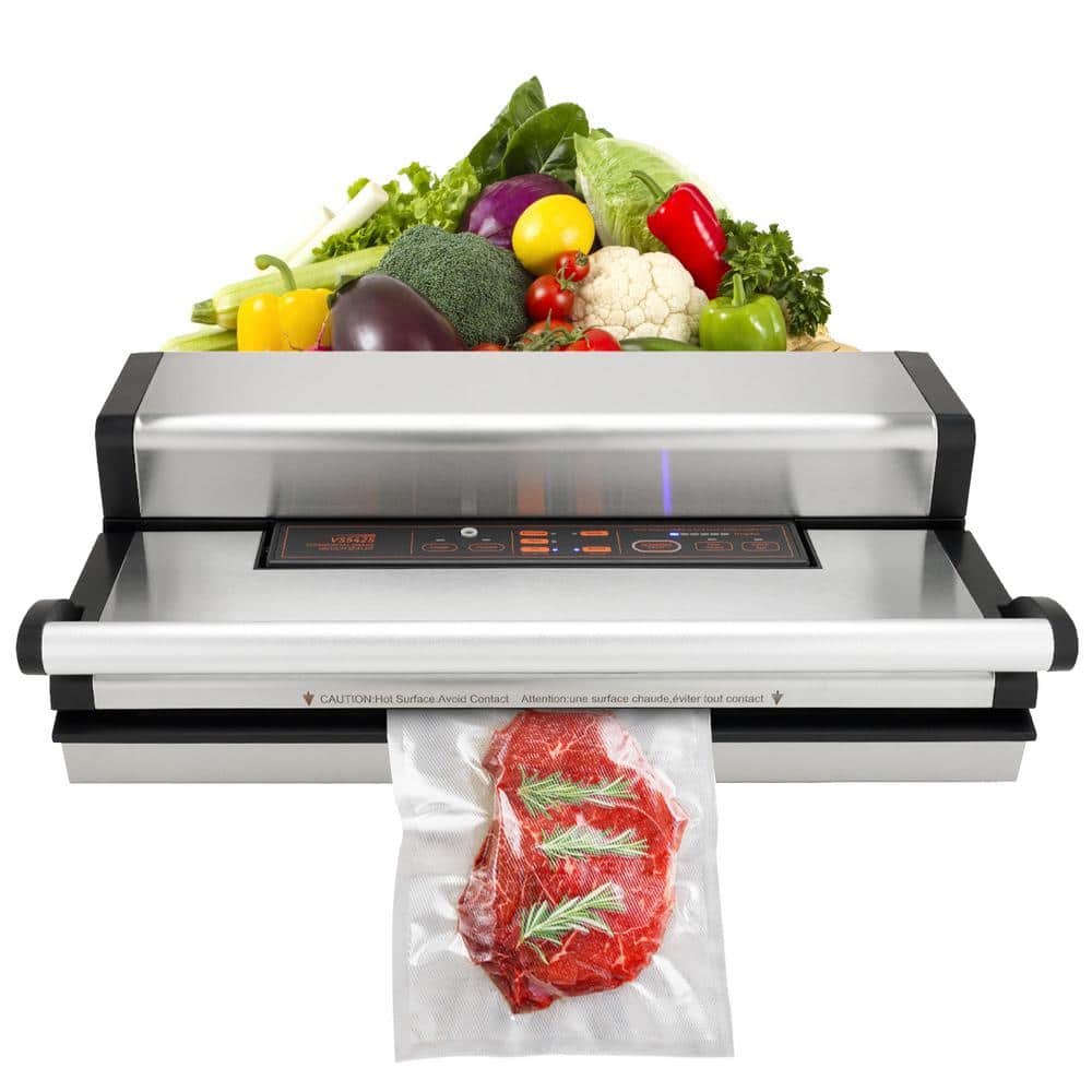 SKYSHALO Vacuum Sealer Machine, 95Kpa 350-Watt Powerful Dual Pump and Dual Sealing Food Vacuum Sealer Dry and Moist Food Storage