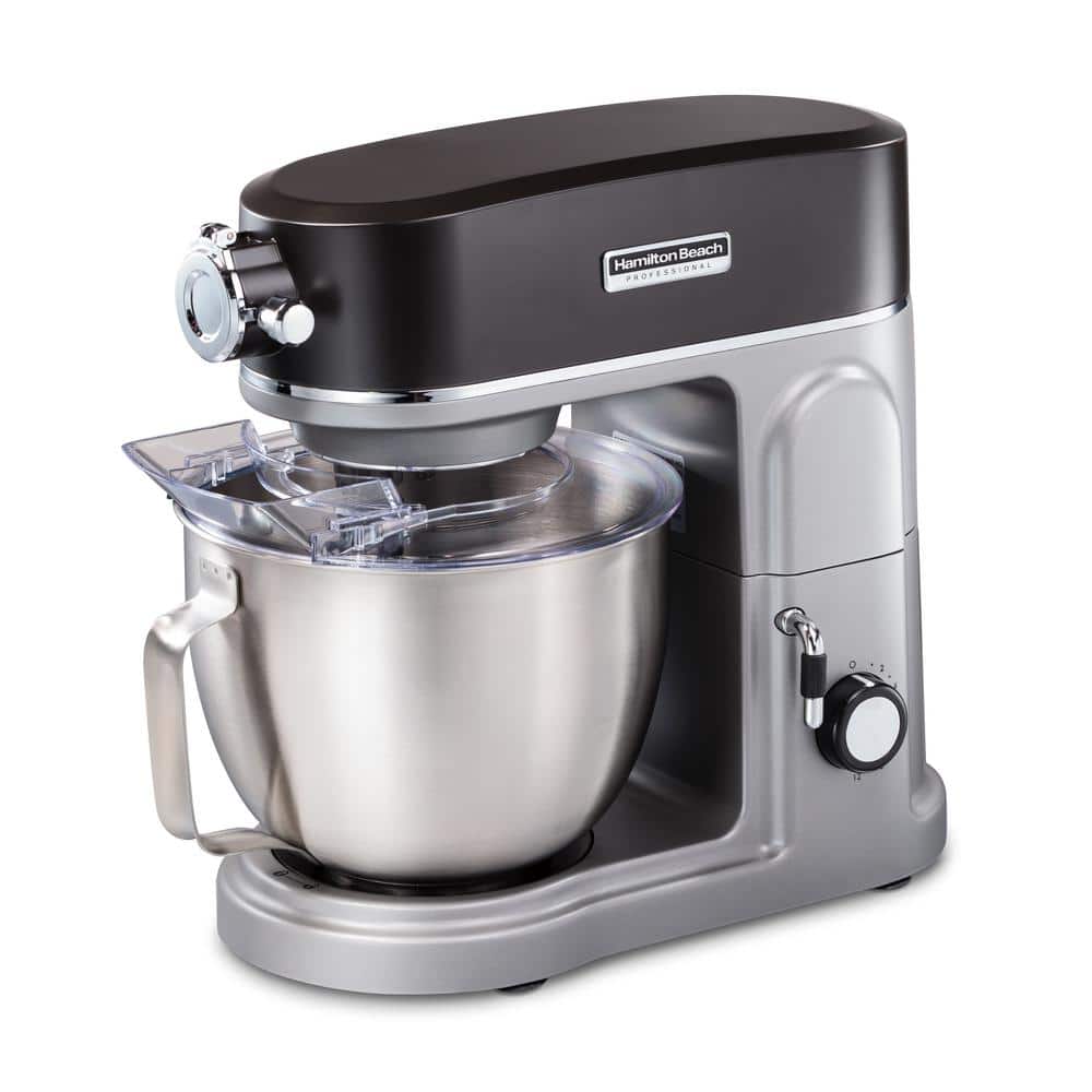 HAMILTON BEACH PROFESSIONAL 4.5 qt. 12- speed Black and Silver Stand Mixer