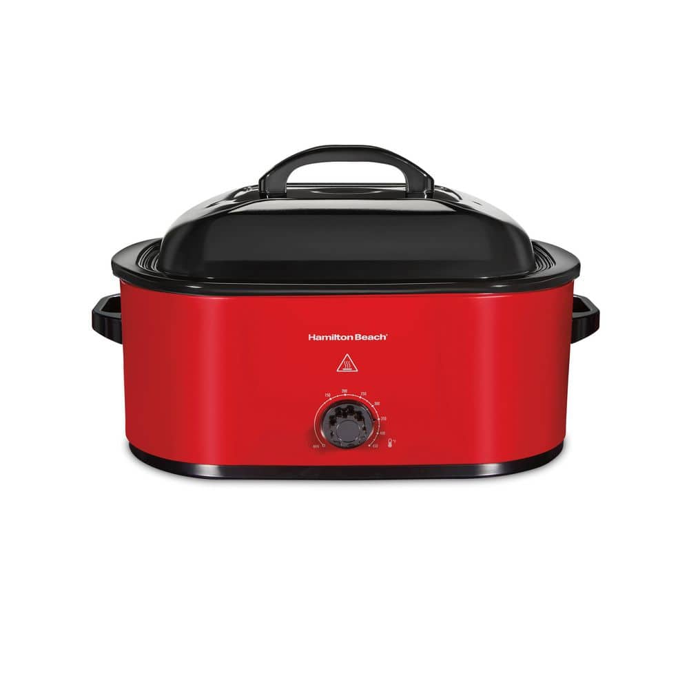 Hamilton Beach 22 Qt. Red Roaster Oven
