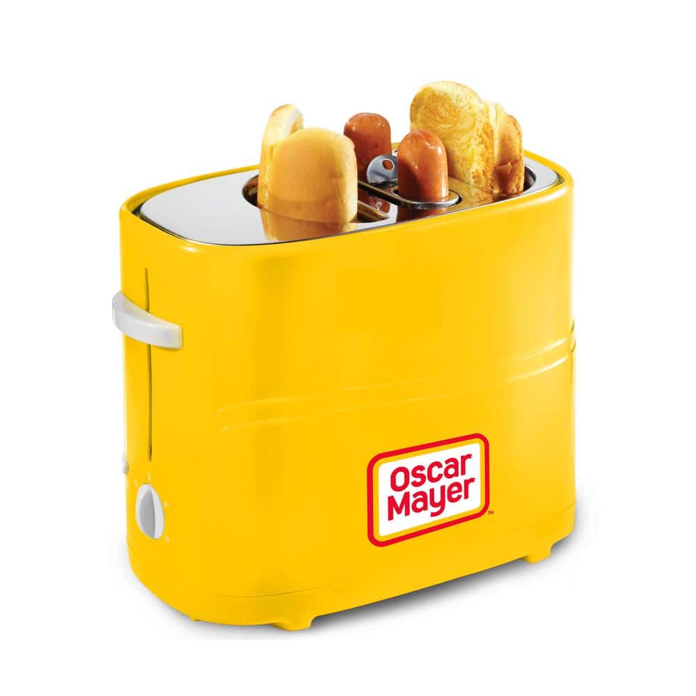 Oscar Mayer Double Slot Hotdog Toaster in Yellow