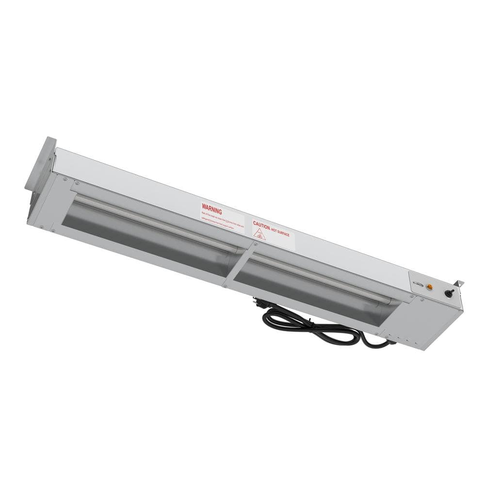 Koolmore 36 in. High Wattage Commercial Strip Warmer in Stainless Steel with Toggle Controls and Cord-120-Volt, 850-Watt