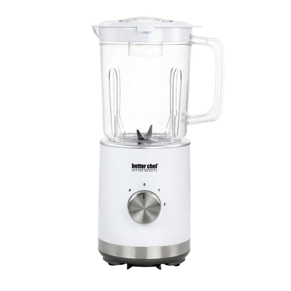 Better Chef 3-Cup 25 oz. 3-Speed White Compact Blender