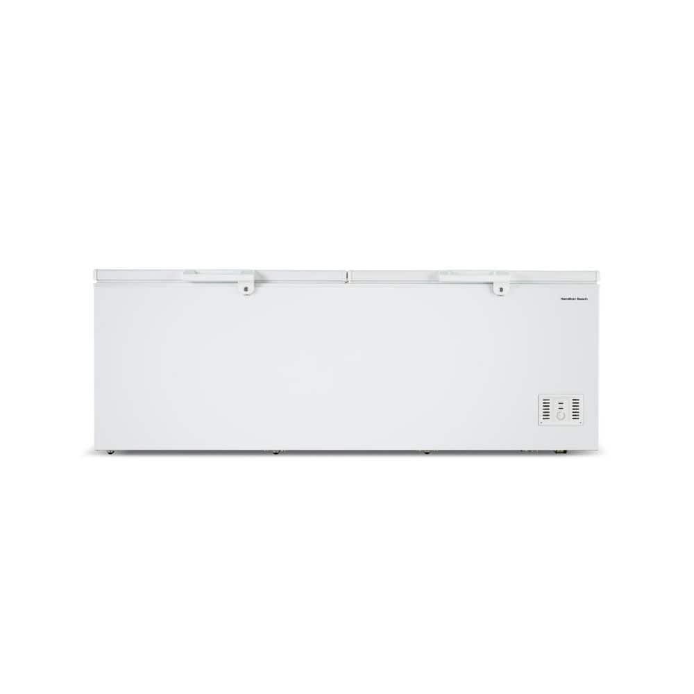 Hamilton Beach 35 cu. ft. Manual Defrost Chest Freezer in White, Garage Ready