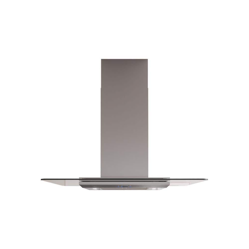Zephyr Verona 36 in. Convertible Island Mount Range Hood with LED Lighting in Stainless Steel