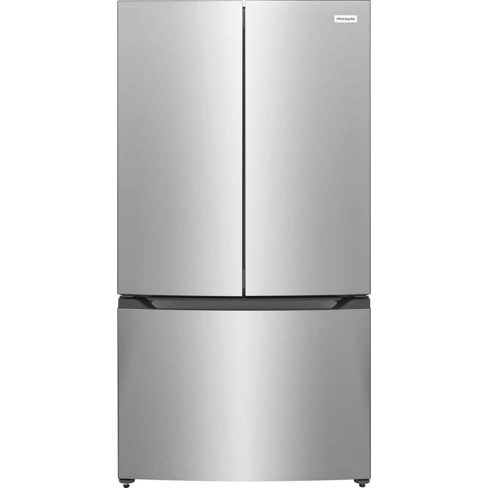 Frigidaire 35 in. 20 cu. ft. Counter-Depth French Door Refrigerator in Stainless Steel Look with CrispSeal Crispers