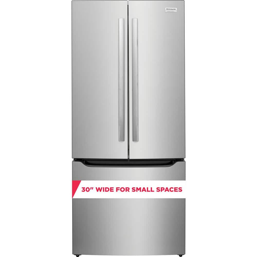 Frigidaire Gallery 30 in. 20 cu. ft. Standard Depth French Door Refrigerator in Stainless Steel with Internal Water Dispenser