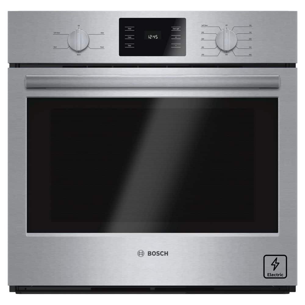 Bosch 500 Series 30 in. Built-In Single Electric Wall Oven in Stainless Steel with Thermal Cooking and Self-Cleaning