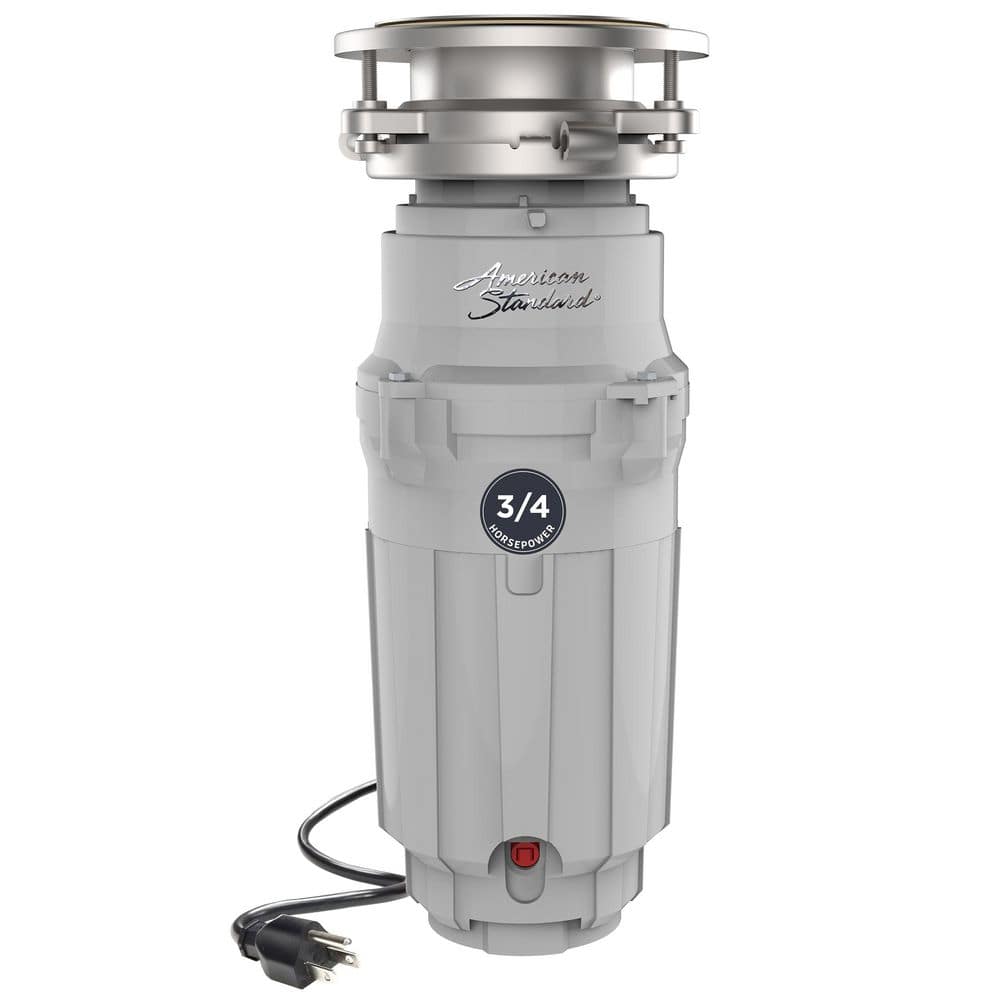 Unbranded American Standard Platinum Corded 3/4 HP Continuous Feed Insulated Garbage Disposal