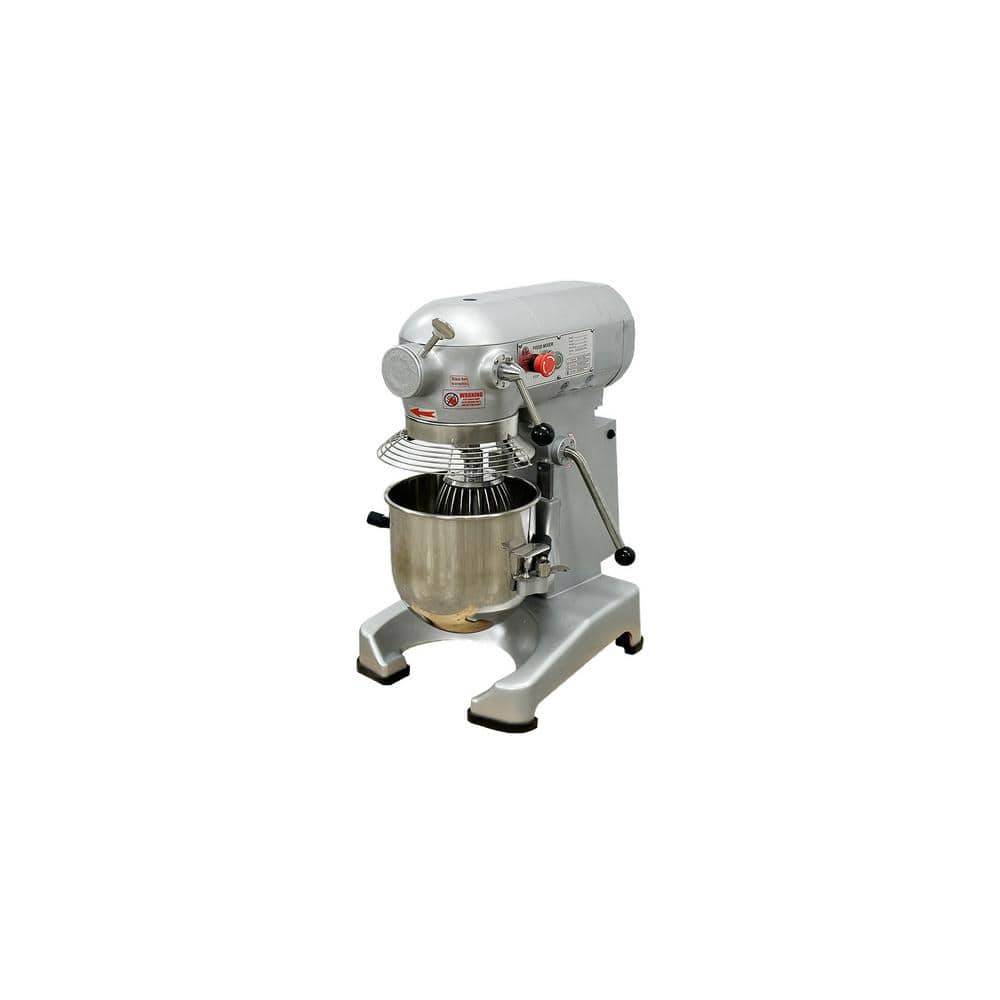 Elite Kitchen Supply 10.6 Qt. 3-Speed Stainless Bakery Dough Stand Mixer EM10-4 with 400-Watt