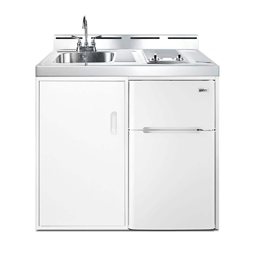 Summit Appliance 39 in. Compact Kitchen in White
