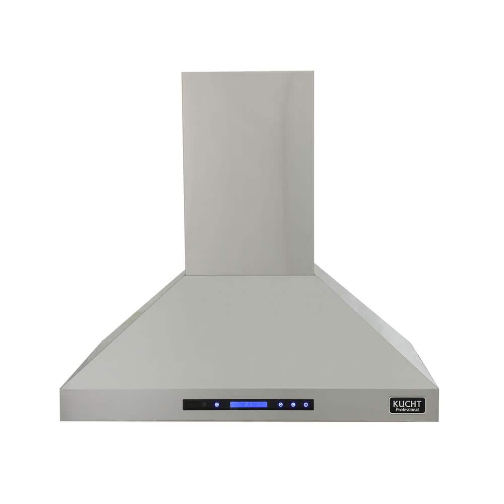 Kucht Professional 36 in. 900 CFM Island Mount Range Hood in Stainless Steel