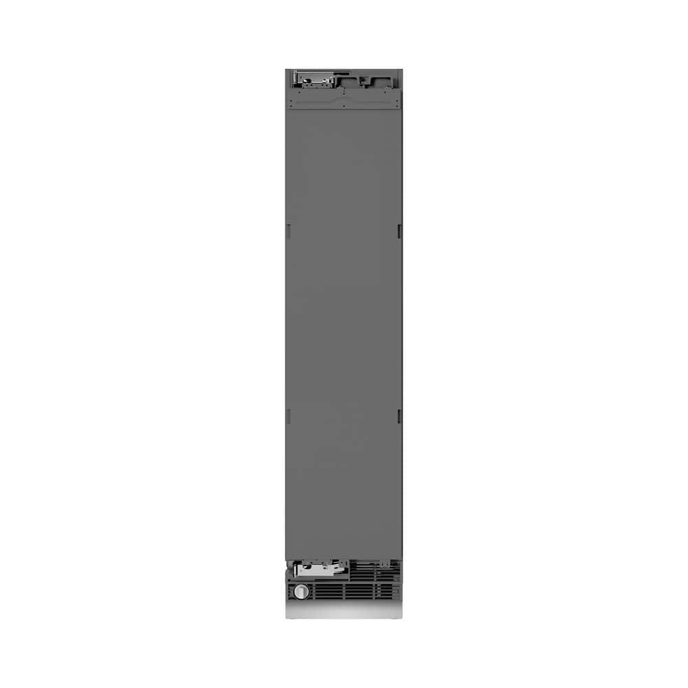 ZLINE Kitchen and Bath 18 in. 8.6 cu. ft. Left Hinge Upright Column Freezer with Graphite Gray Interior and Panel Ready Doors