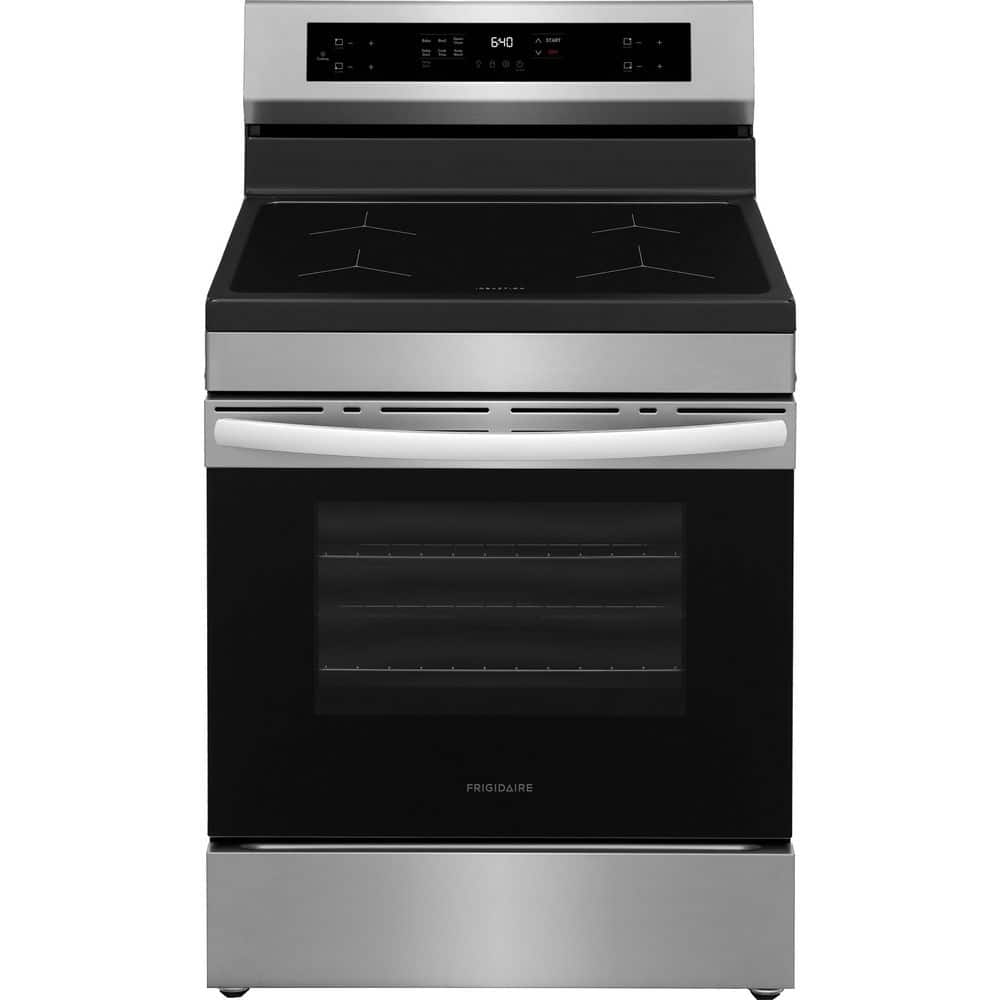 Frigidaire 30 in. 4 Burner Elements Free-Standing Induction Range in Stainless Steel