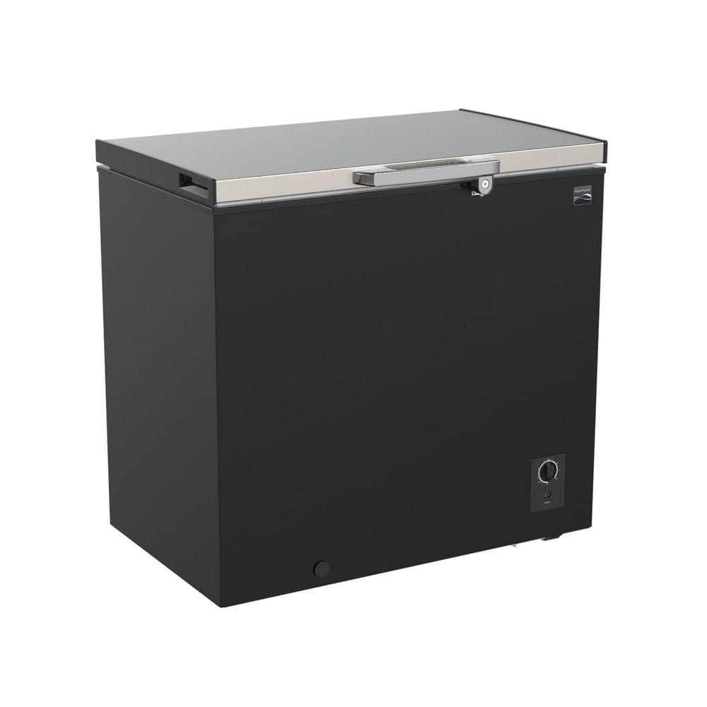 KENMORE 32.60 in. 7 cu. ft. Chest Freezer, Garage-Ready, Manual Defrost, Balanced Hinges, Black