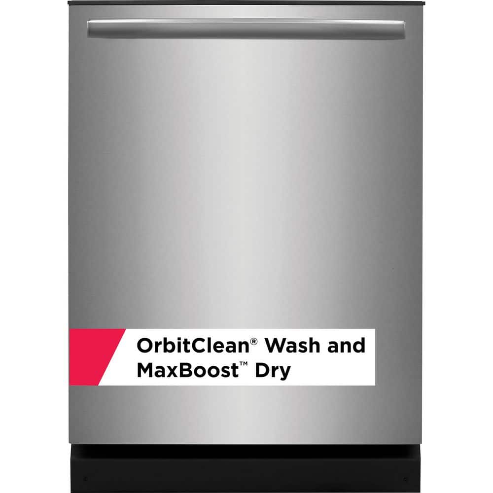 Frigidaire Gallery 24 in. Stainless Steel Built-In Tall Tub 52 dBA Dishwasher with MaxBoost Dry