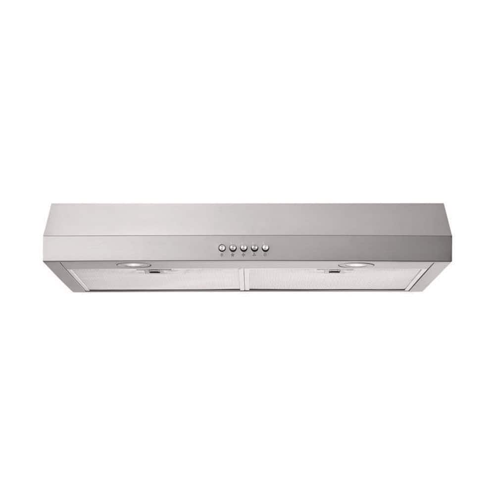 Vissani 30 in. 320CFM Convertible Under Cabinet Range Hood in Stainless Steel
