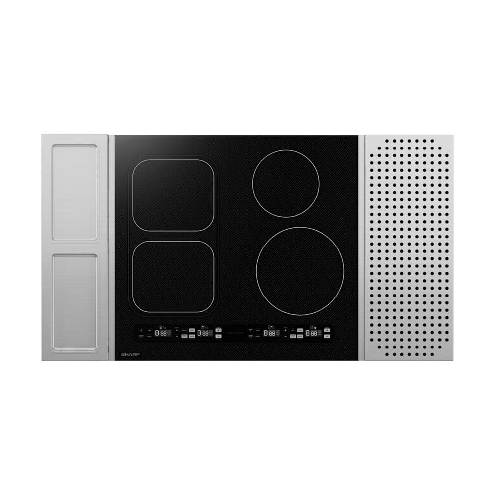 Sharp 24 in 4 Elements Induction Cooktop in Black