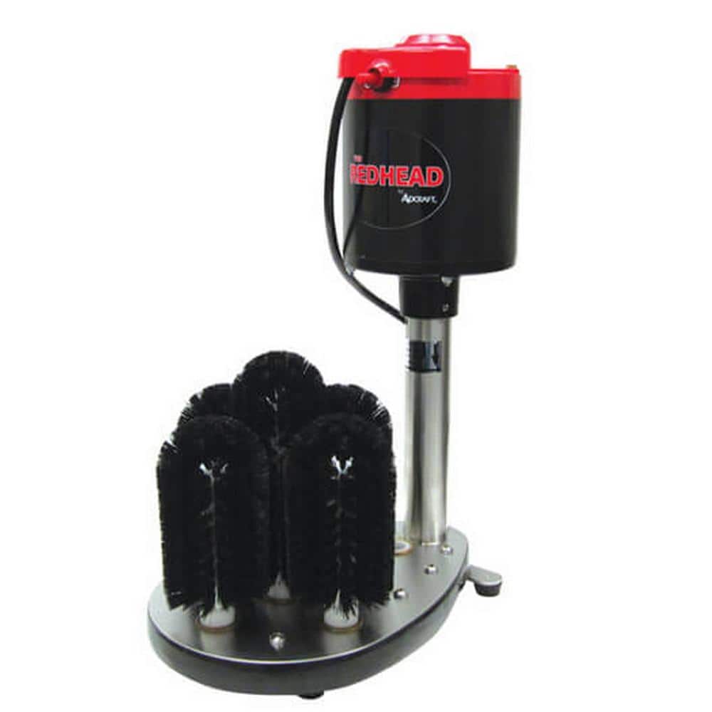 Adcraft 15 in. Black Commercial Countertop Dishwasher Redhead Bar Glass Washer